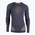 Vyriški termoaktyvūs marškinėliai UYN Evolutyon UW Shirt charcoal/gold/atlantic