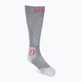 Moteriškos slidinėjimo kojinės UYN Ski Touring silver/fuchsia
