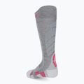 Moteriškos slidinėjimo kojinės UYN Ski Touring silver/fuchsia 2