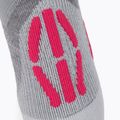 Moteriškos slidinėjimo kojinės UYN Ski Touring silver/fuchsia 3