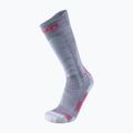 Moteriškos slidinėjimo kojinės UYN Ski Touring silver/fuchsia 5