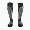 Vyriškos slidinėjimo kojinės UYN Ski All Mountain anthracite melange / yellow