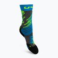 UYN Ski Junior kojinės medium grey melange/turquoise