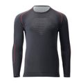 Vyriški termoaktyvūs marškinėliai UYN Evolutyon Comfort UW Shirt charcoal/white/red 4