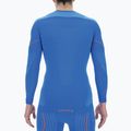 Vyriški termoaktyvūs marškinėliai UYN Evolutyon UW Shirt blue/blue/orange shiny 5