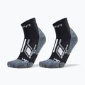 Vyriškos kojinės UYN Trekking Approach Low Cut 2 pack black/grey
