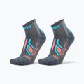 Moteriškos kojinės UYN Trekking Approach Low Cut 2 pack grey/turquoise