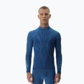 Vyriški termo marškinėliai ilgomis rankovėmis UYN Elevatyon Biomorph Turtle Neck blue atoll