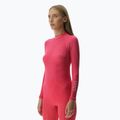 Moteriški termoaktyvūs marškinėliai ilgomis rankovėmis UYN Elevation Biomorph LS Turtle Neck pink yarrow 4