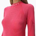 Moteriški termoaktyvūs marškinėliai UYN Elevation Biomorph LS Turtle Neck pink yarrow 5
