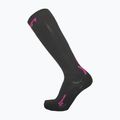 Moteriškos slidinėjimo kojinės UYN Ski One Pure Snow black/pink 5