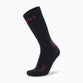 Moteriškos slidinėjimo kojinės UYN Ski One Alpine Merino black/pink 5
