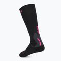 Moteriškos slidinėjimo kojinės UYN Ski One Alpine Merino black/pink 2
