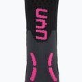 Moteriškos slidinėjimo kojinės UYN Ski One Alpine Merino black/pink 3