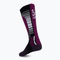 Moteriškos snieglenčių kojinės UYN Ski Snowboard black/purple 2