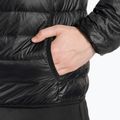 Vyriška striukė EA7 Emporio Armani Train Core ID Down Light Hoodie black/gold logo 4