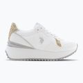 Moteriški batai U.S. Polo Assn. BAYLE003C white/gold 8