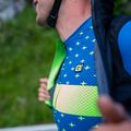 Vyriški dviratininko marškinėliai Alé Maglia MC Stars petrol fluo yellow 7