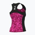 Moteriški dviratininkų marškinėliai Alé Top Donna Triangles fluo pink/violet 2