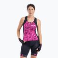 Moteriški dviratininkų marškinėliai Alé Top Donna Triangles fluo pink/violet 3