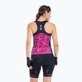 Moteriški dviratininkų marškinėliai Alé Top Donna Triangles fluo pink/violet 4