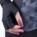 Moteriški dviratininkų marškinėliai Alé Top Donna Triangles pilka/juoda 5