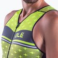 Vyriškas triatlono kostiumas Alé Stars fluo yellow/black 4