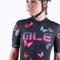 Moteriški dviračių marškinėliai Alé Maglia Donna MC Butterfly black 5