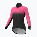 Moteriška dviračių striukė Alé Gradient rosa fl nero/fl.pink black 6