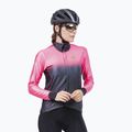 Moteriška dviračių striukė Alé Gradient rosa fl nero/fl.pink black