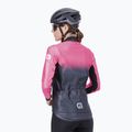 Moteriška dviračių striukė Alé Gradient rosa fl nero/fl.pink black 2