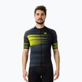 Vyriški Alé Maglia MC Turbo dviratininkų marškinėliai juodi