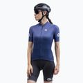 Moteriški dviračių marškinėliai Alé Maglia Donna MC Level blue