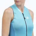 Moteriški dviratininko marškinėliai Alé Maglia Donna SM Level turquoise 3