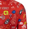 Vaikiški dviratininkų marškinėliai Alé Maglia Bimbo MC Vibes red 3