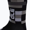 Alé Calza Q-Skin 16 cm Match juodos dviratininkų kojinės 3