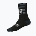 Alé Calza Q-Skin 16 cm Match juodos dviratininkų kojinės 5