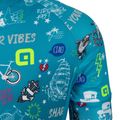 Vaikiški dviratininkų marškinėliai Alé Maglia Bimbo MC Vibes turquoise 6