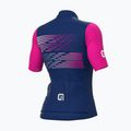 Moteriški dviračių marškinėliai Alé Maglia Donna MC Logo fucsia 7