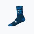 Alé Calza Q-Skin 16 cm mėlynos dviratininkų kojinės 4