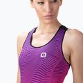 Moteriški dviratininkių marškinėliai Alé Onda violetinės spalvos 3