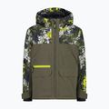 Vaikiška slidinėjimo striukė CMP 36W0714P Fix Hood olive/acido