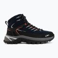 Moteriški žygio batai CMP Rigel 2.0 Mid Waterproof b.blue/ghiaccio/marigold 2