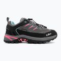 Vaikiški žygio batai CMP Rigel 2.0 Low Waterproof grey/acquarius/pink fluo 2