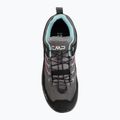 Vaikiški žygio batai CMP Rigel 2.0 Low Waterproof grey/acquarius/pink fluo 5