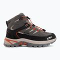 Vaikiški žygio batai CMP Rigel 2.0 Mid Waterproof grey/brick 2