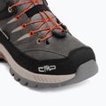 Vaikiški žygio batai CMP Rigel 2.0 Mid Waterproof grey/brick 7