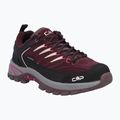 Vaikiški žygio batai CMP Rigel 2.0 Low Waterproof black berry/amaranto