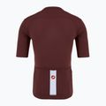 Vyriški dviračių marškinėliai Castelli Prologo Lite deep bordeaux/ silver gray 2