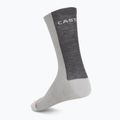 Vyriškos kojinės Castelli Castelli Logo 18 Merino Sock silver gray/dark gray 2